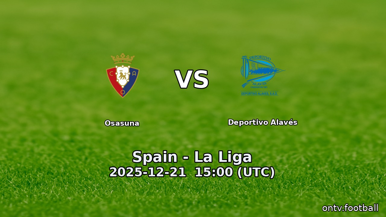 Osasuna vs Deportivo Alavés