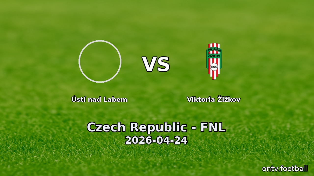 Ústí nad Labem vs Viktoria Žižkov