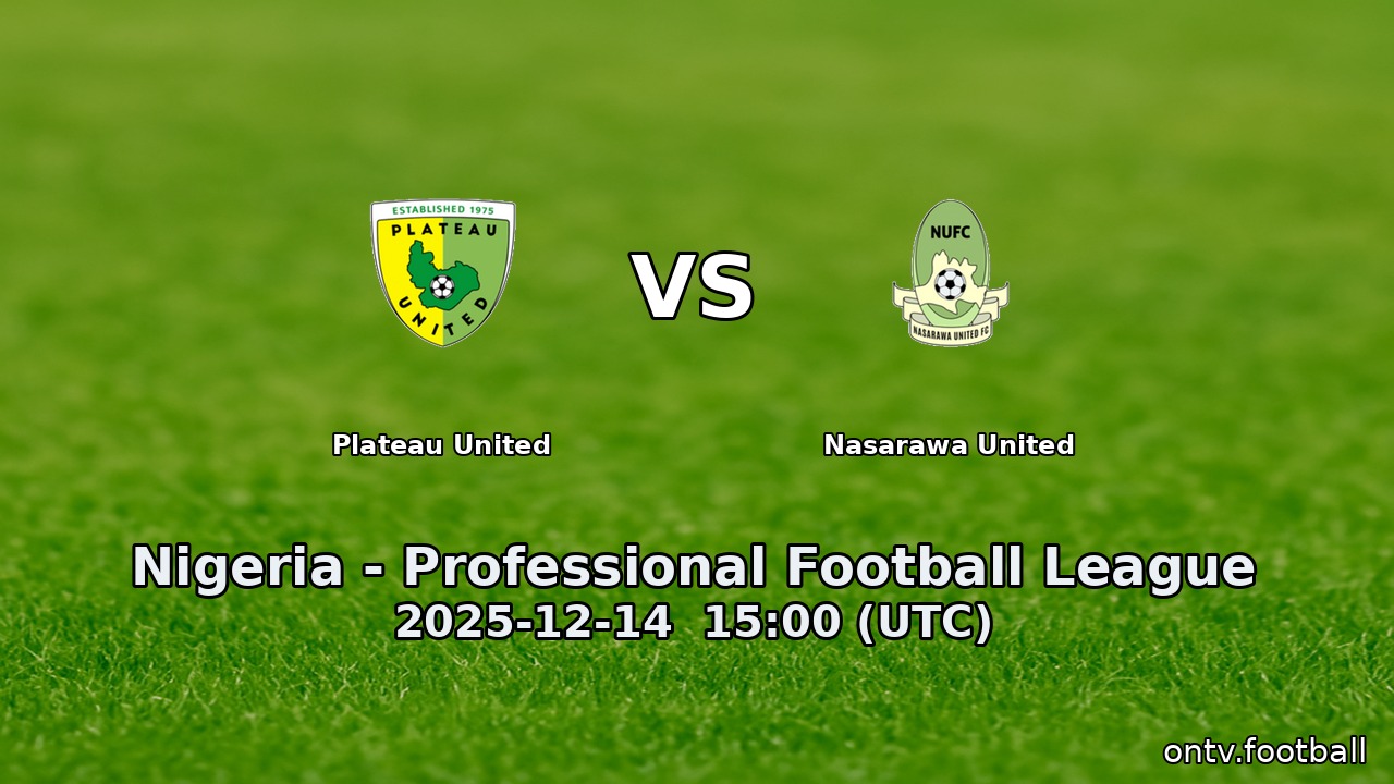 Plateau United vs Nasarawa United