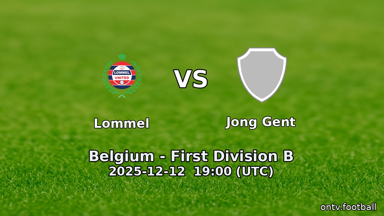 Lommel vs Jong Gent