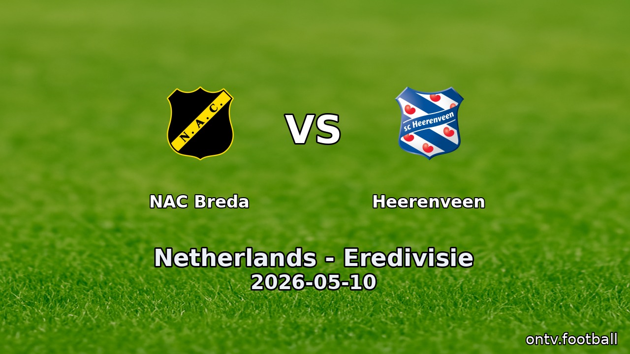 NAC Breda vs Heerenveen
