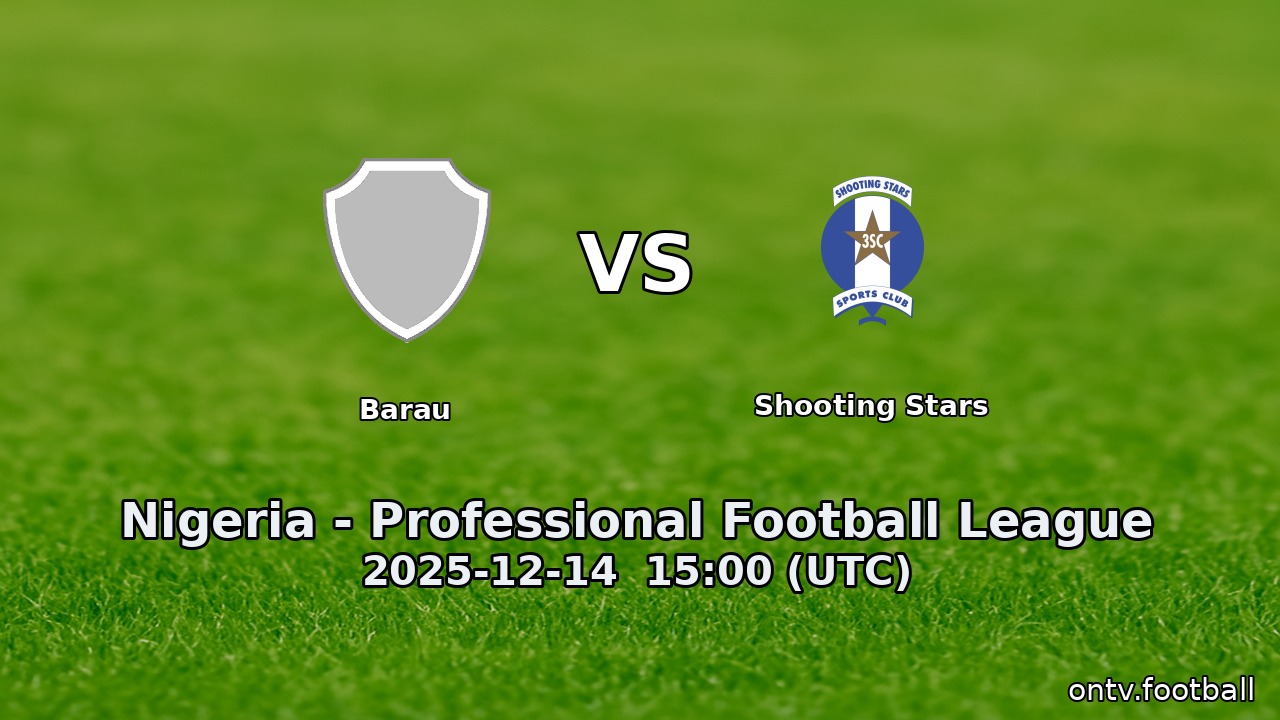 Barau vs Shooting Stars
