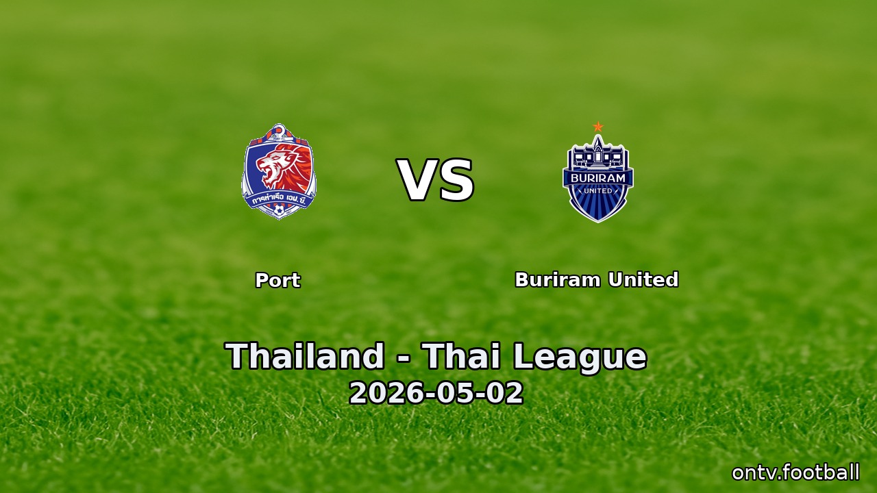 Port vs Buriram United
