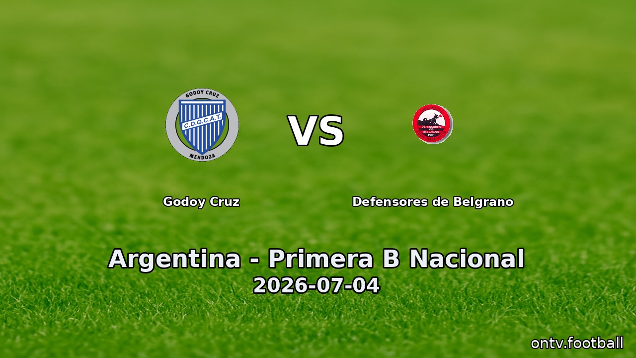 Godoy Cruz vs Defensores de Belgrano
