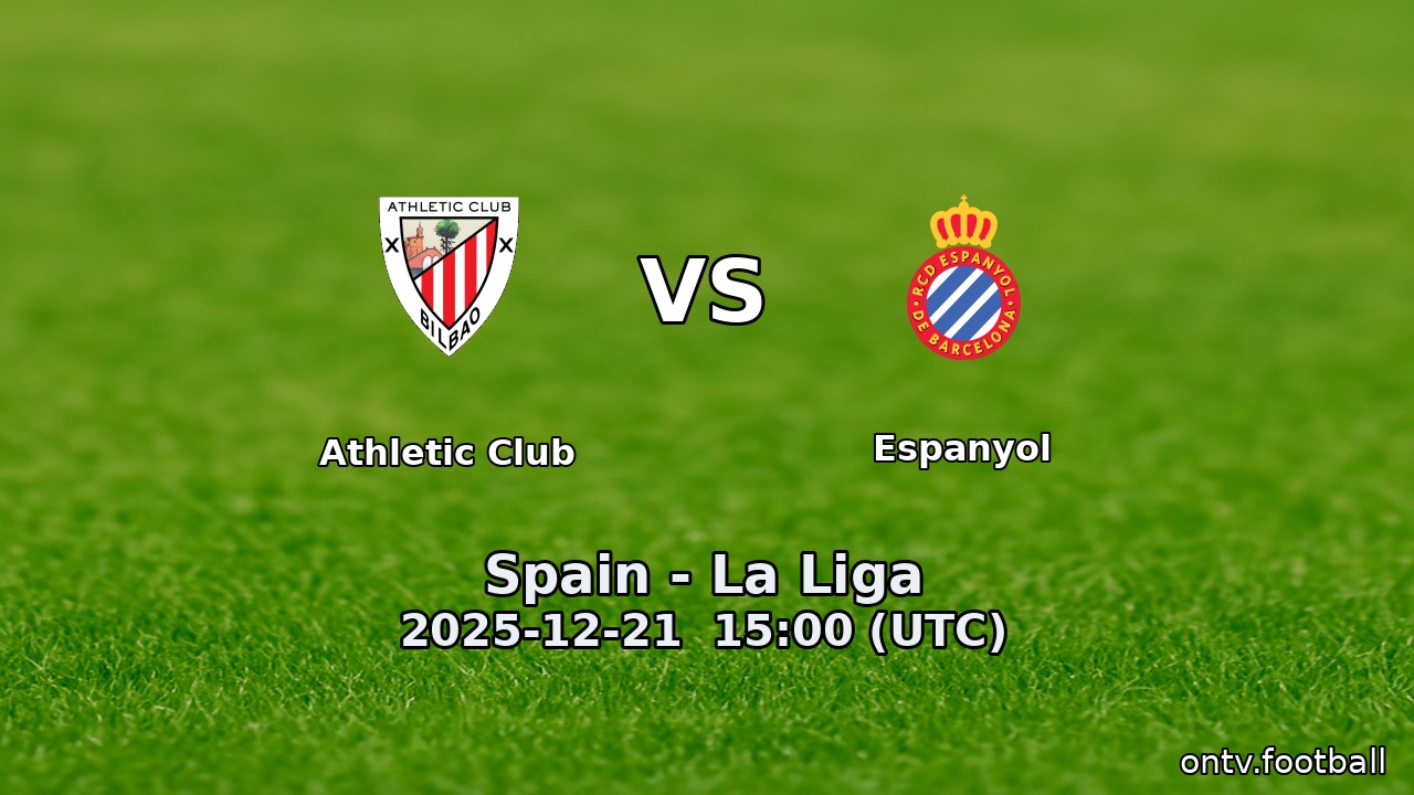 Athletic Club vs Espanyol