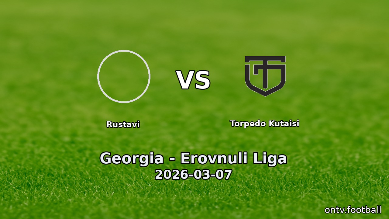 Rustavi vs Torpedo Kutaisi