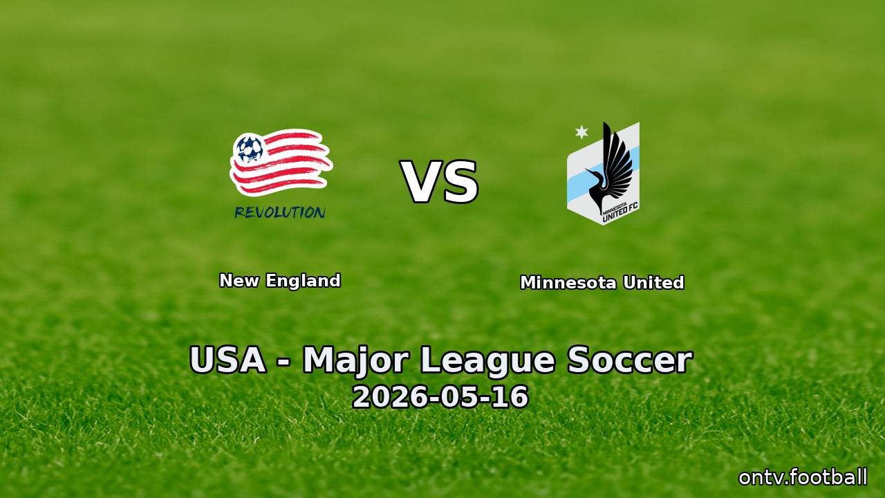 New England vs Minnesota United