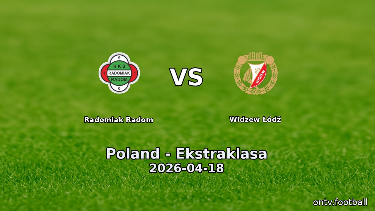 Radomiak Radom vs Widzew Łódź