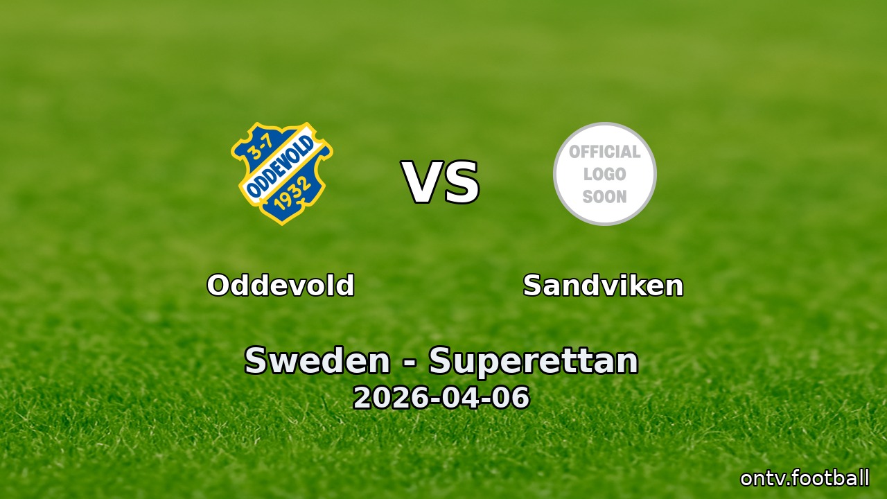 Oddevold vs Sandviken