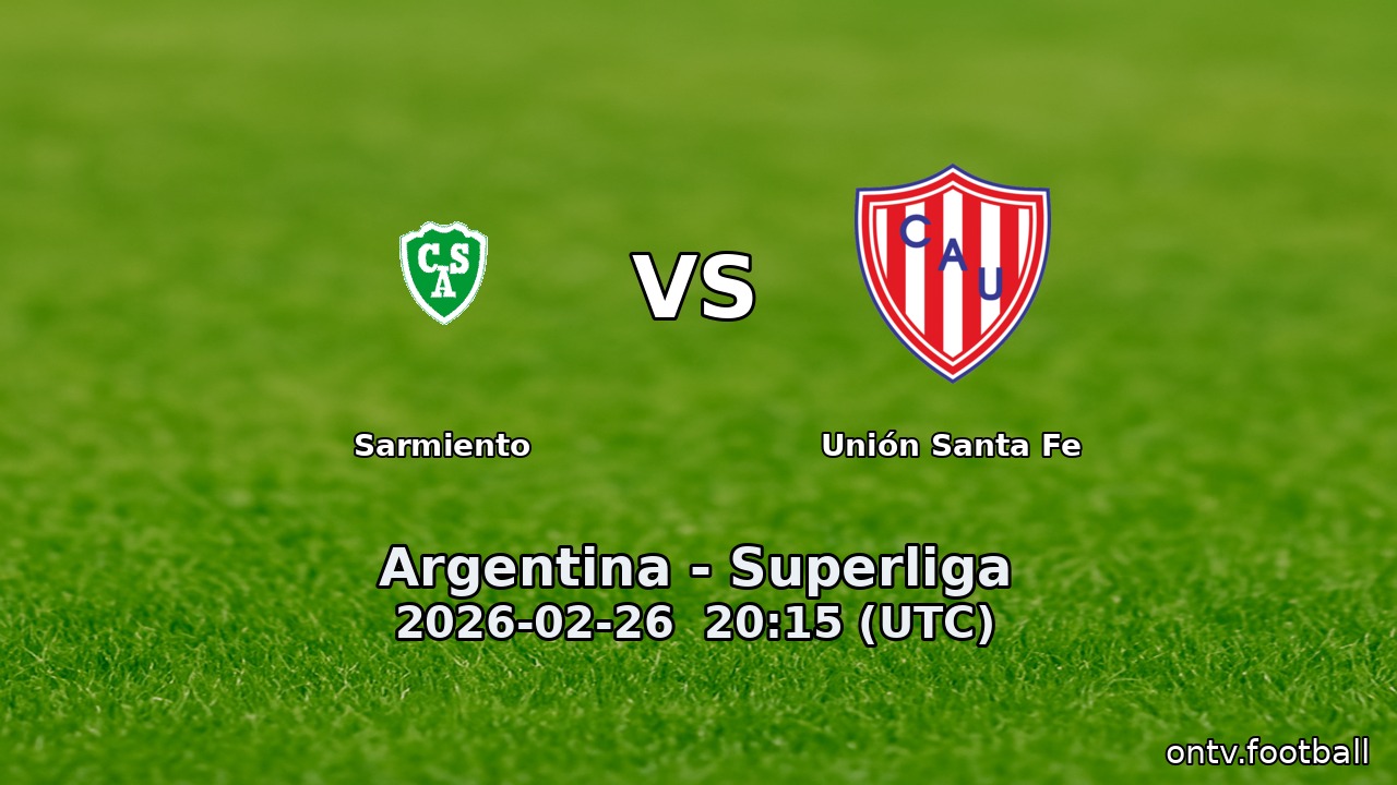 Sarmiento vs Unión Santa Fe