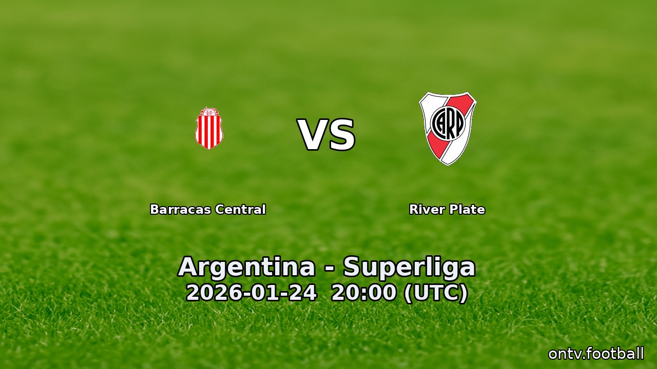 Barracas Central vs River Plate