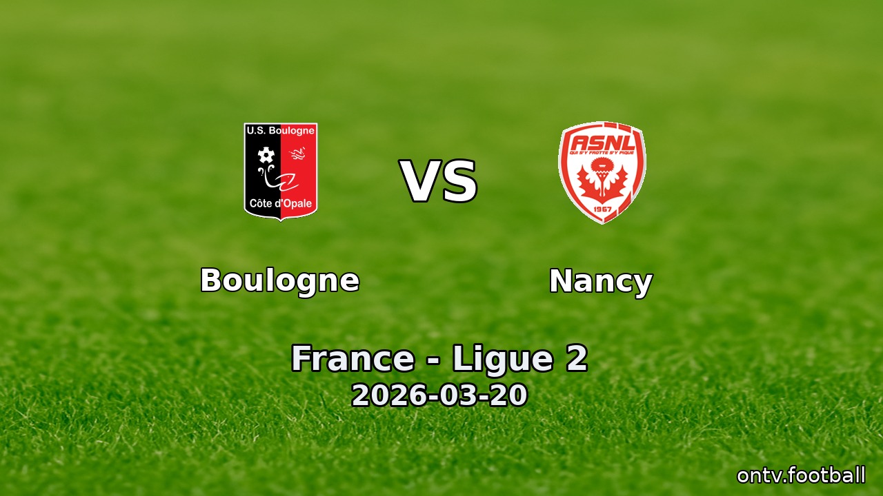 Boulogne vs Nancy