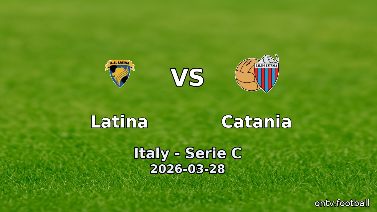 Latina vs Catania
