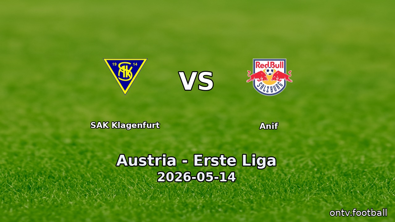 SAK Klagenfurt vs Anif