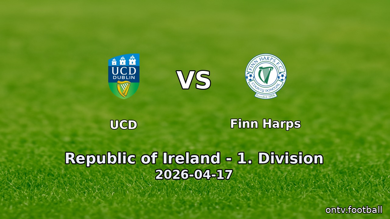 UCD vs Finn Harps