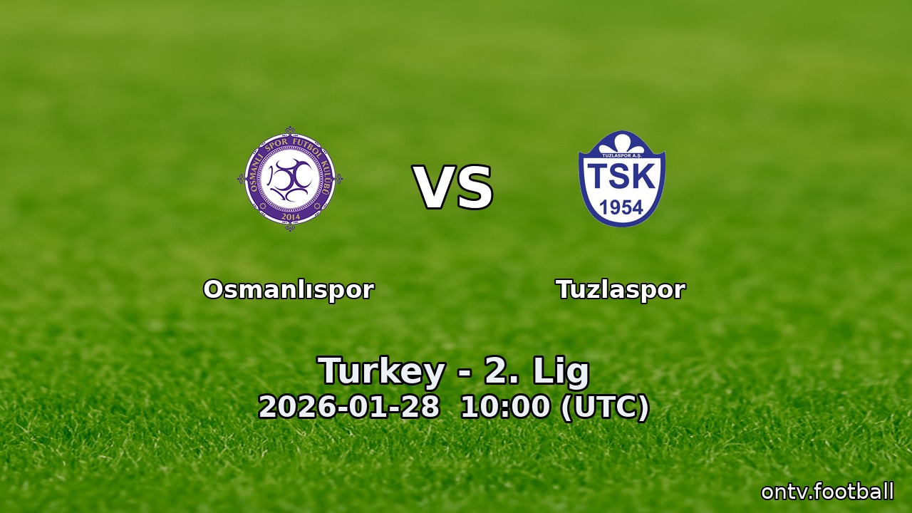 Osmanlıspor vs Tuzlaspor