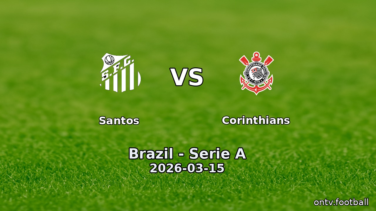 Santos vs Corinthians