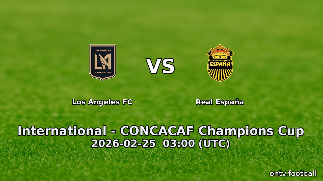 Los Angeles FC vs Real España