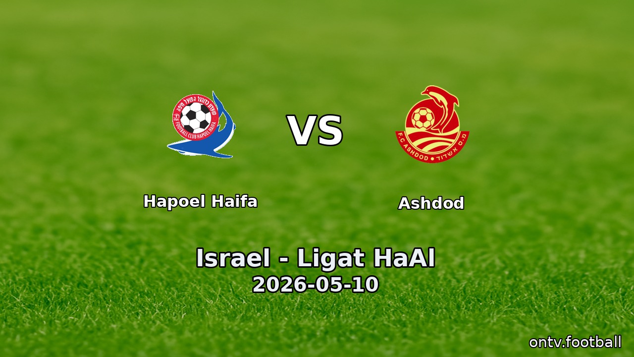 Hapoel Haifa vs Ashdod