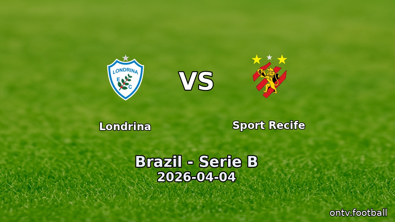 Londrina vs Sport Recife
