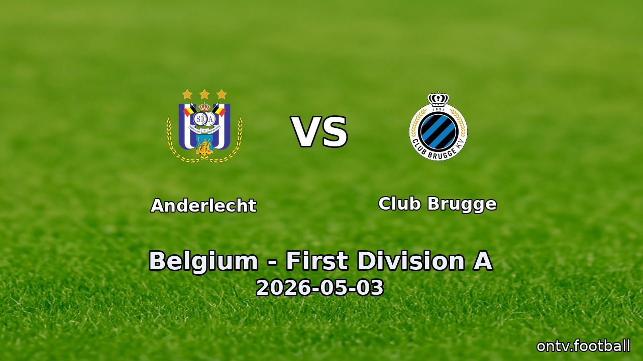Anderlecht vs Club Brugge