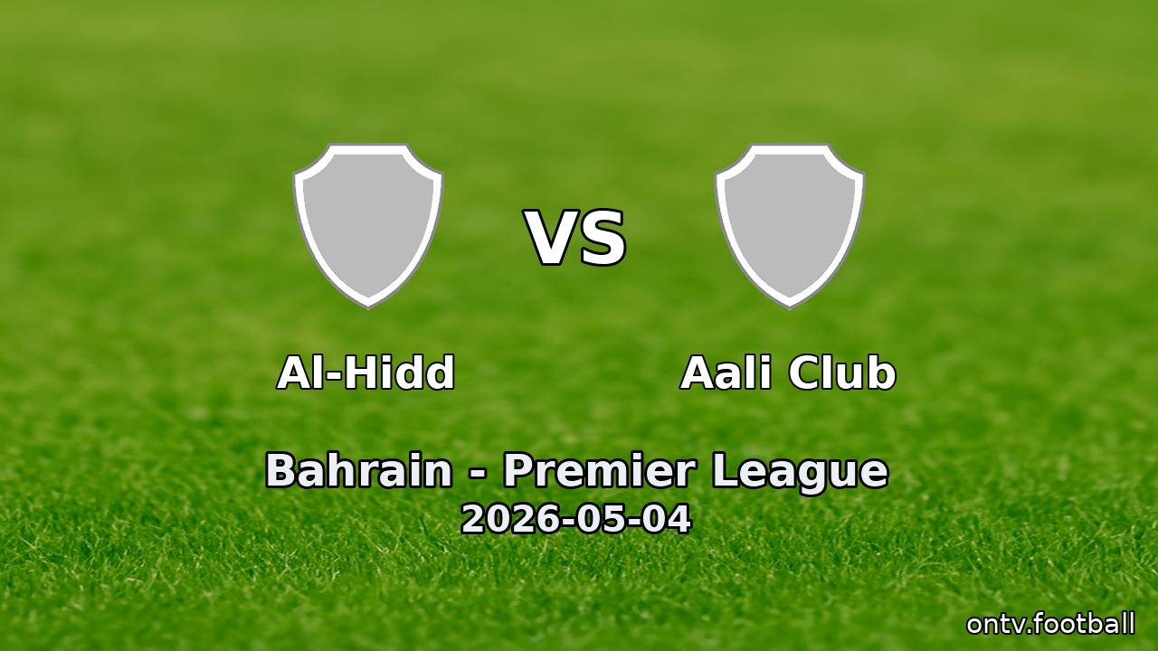 Al-Hidd vs Aali Club