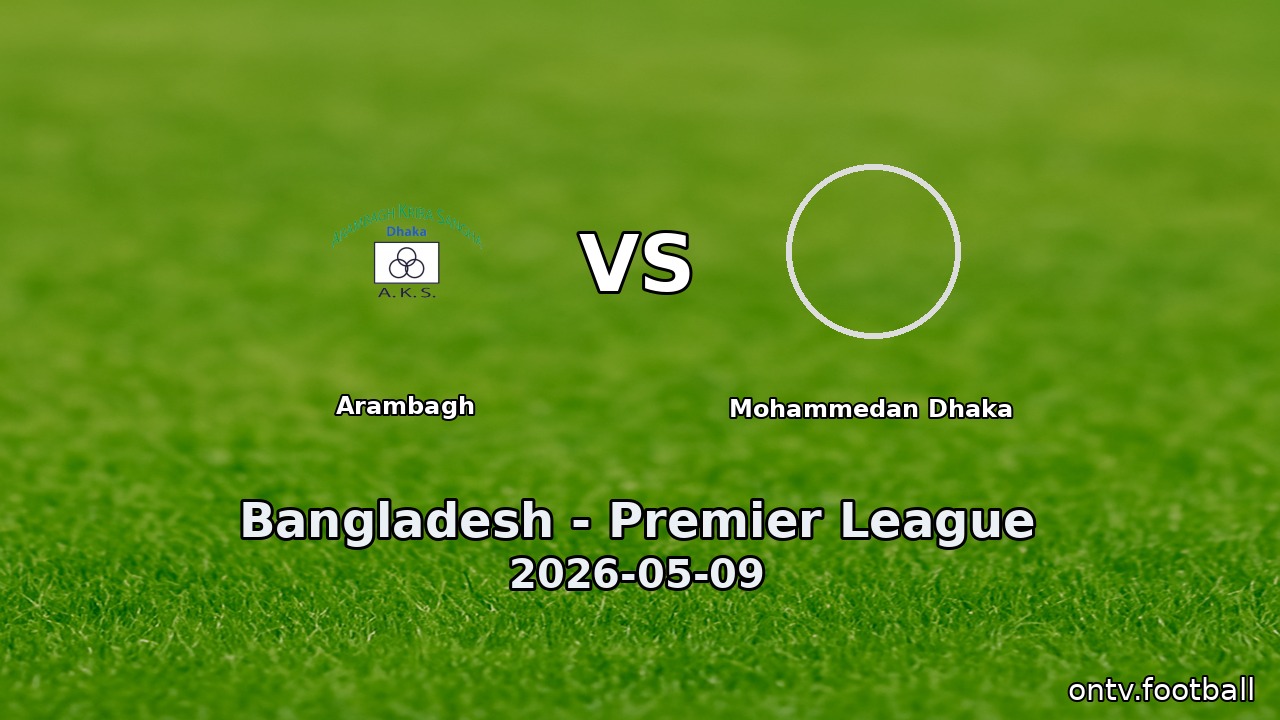 Arambagh vs Mohammedan Dhaka