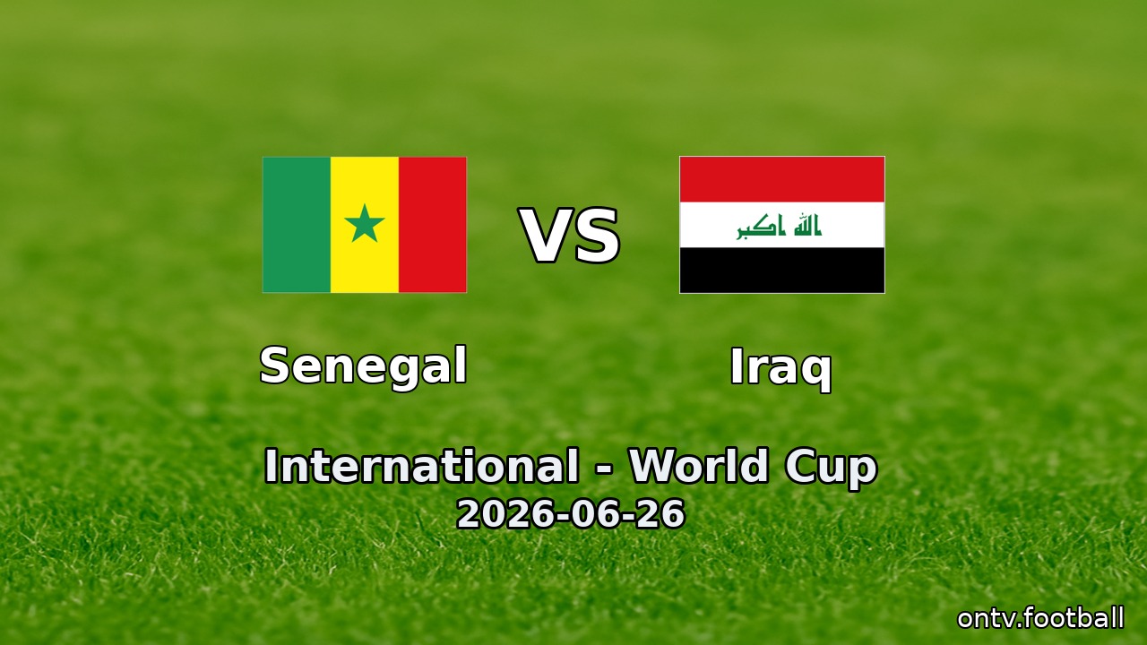 Senegal vs Iraq