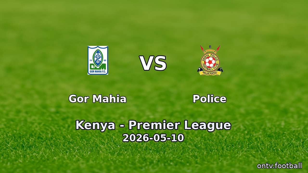 Gor Mahia vs Police
