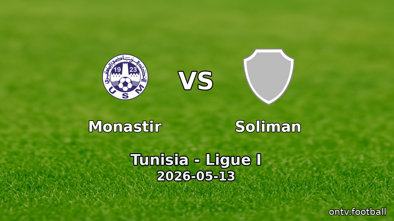 Monastir vs Soliman
