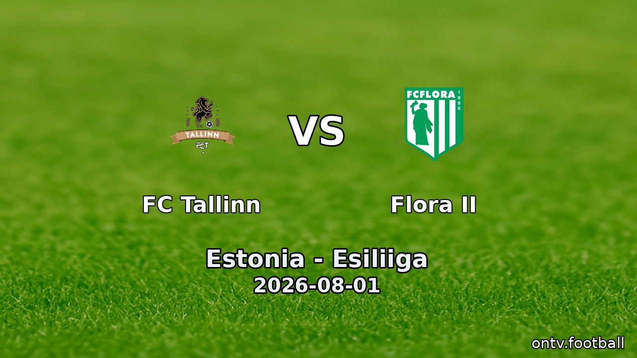 FC Tallinn vs Flora II