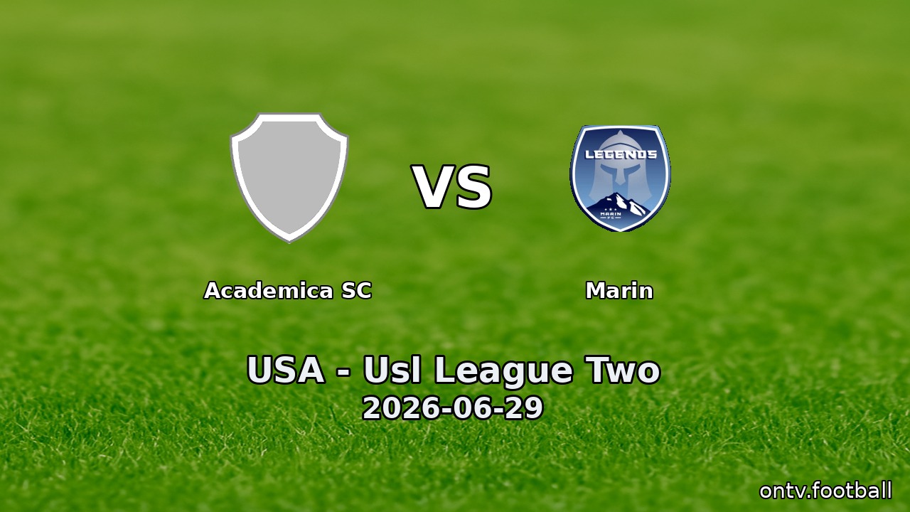 Academica SC vs Marin