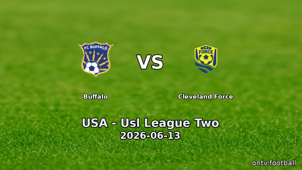 Buffalo vs Cleveland Force