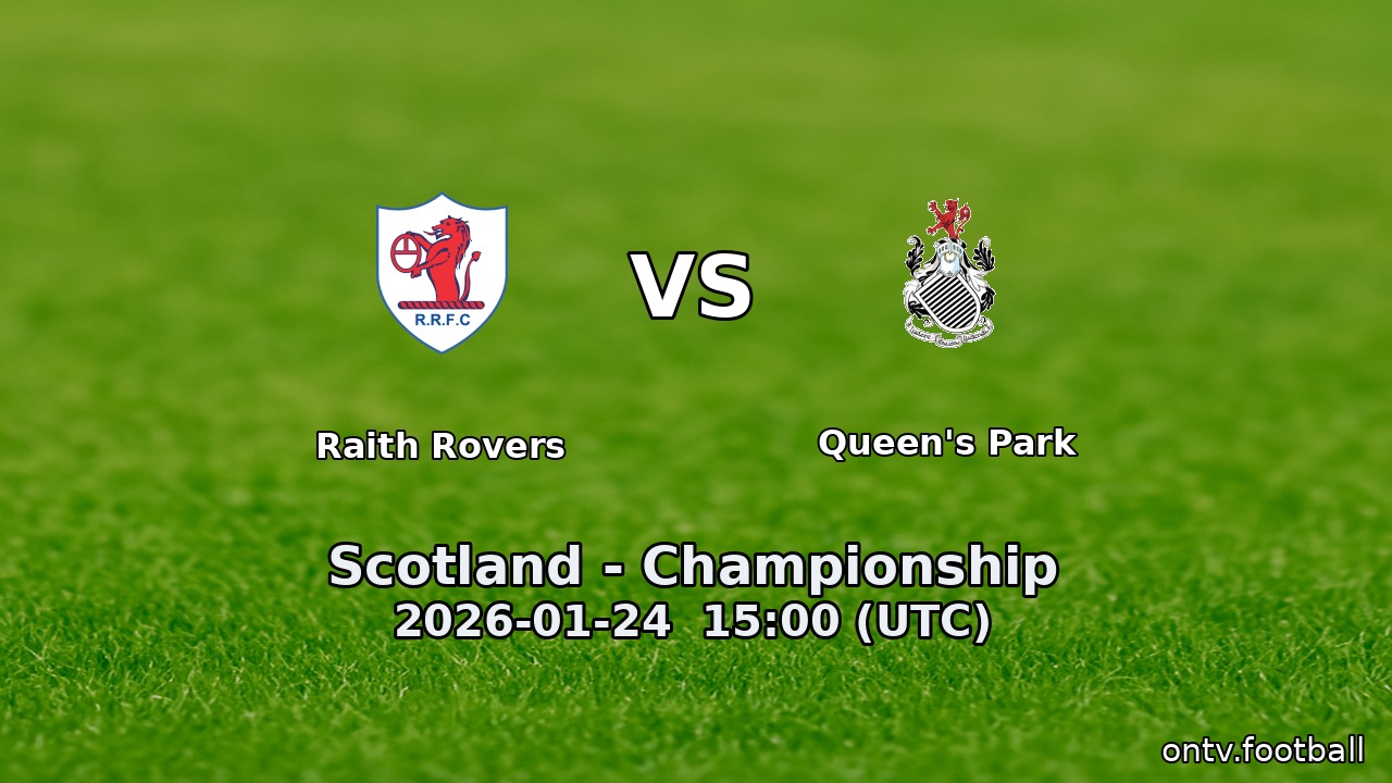 Raith Rovers vs Queen's Park