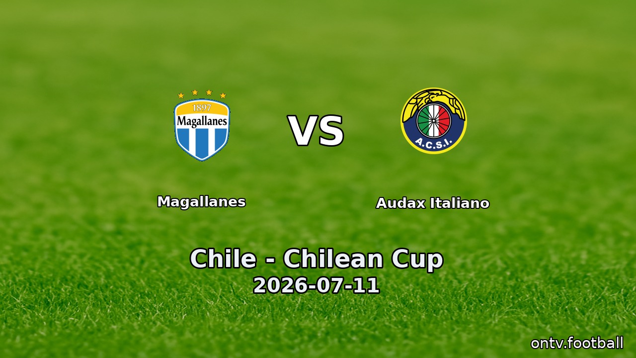 Magallanes vs Audax Italiano