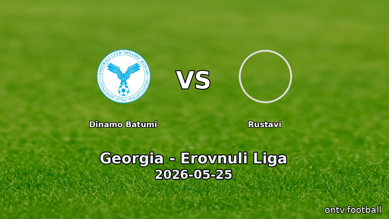 Dinamo Batumi vs Rustavi