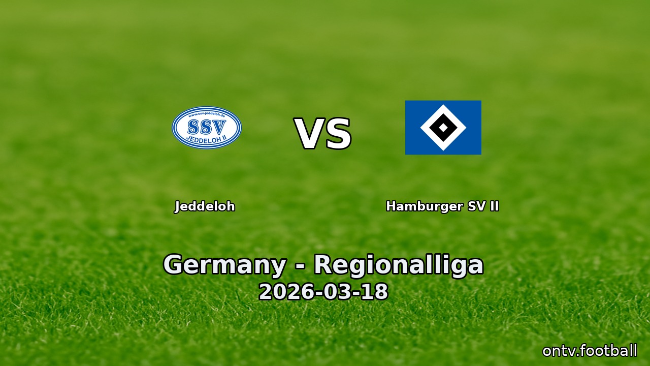 Jeddeloh vs Hamburger SV II
