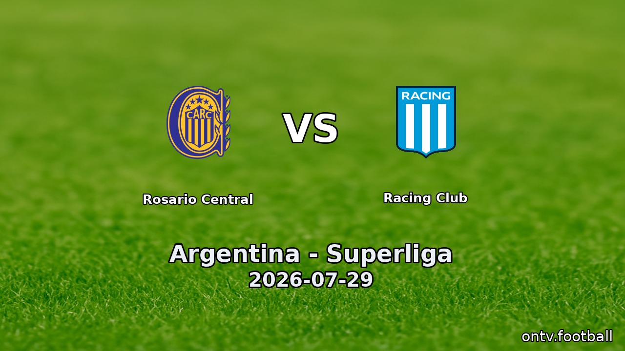 Rosario Central vs Racing Club