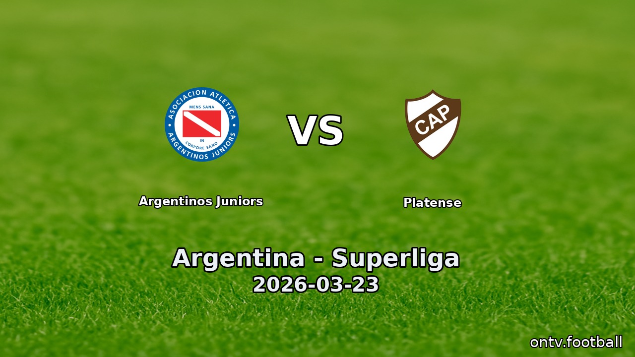 Argentinos Juniors vs Platense