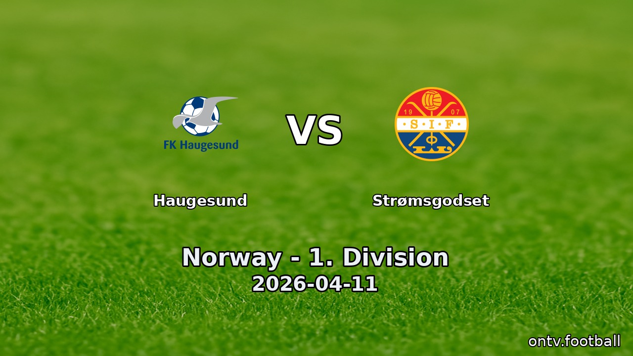 Haugesund vs Strømsgodset