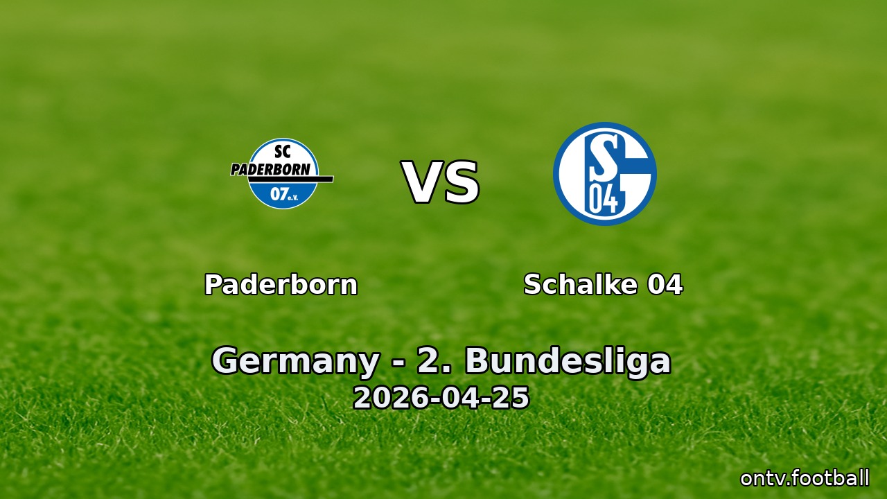 Paderborn vs Schalke 04