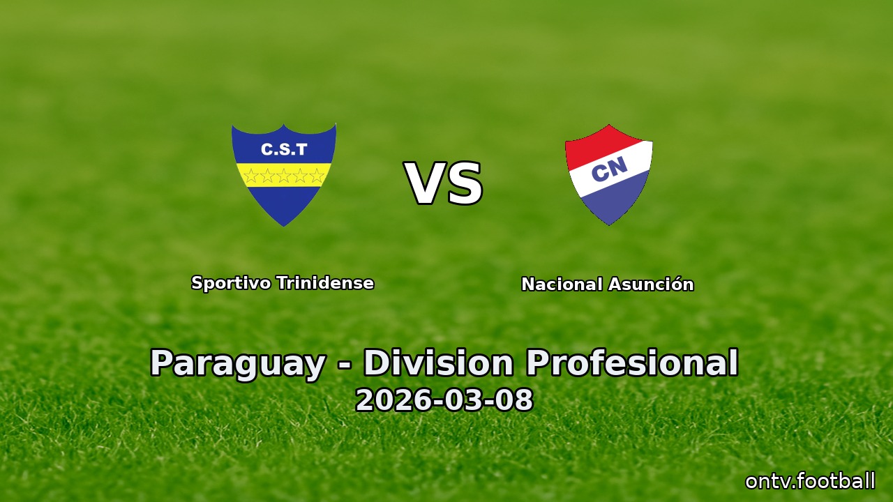 Sportivo Trinidense vs Nacional Asunción