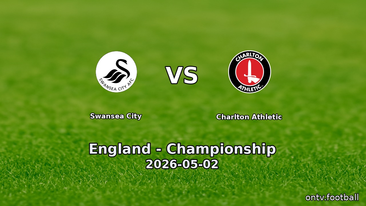 Swansea City vs Charlton Athletic