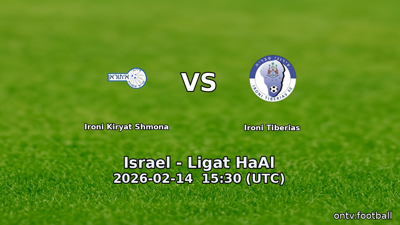 Ironi Kiryat Shmona vs Ironi Tiberias