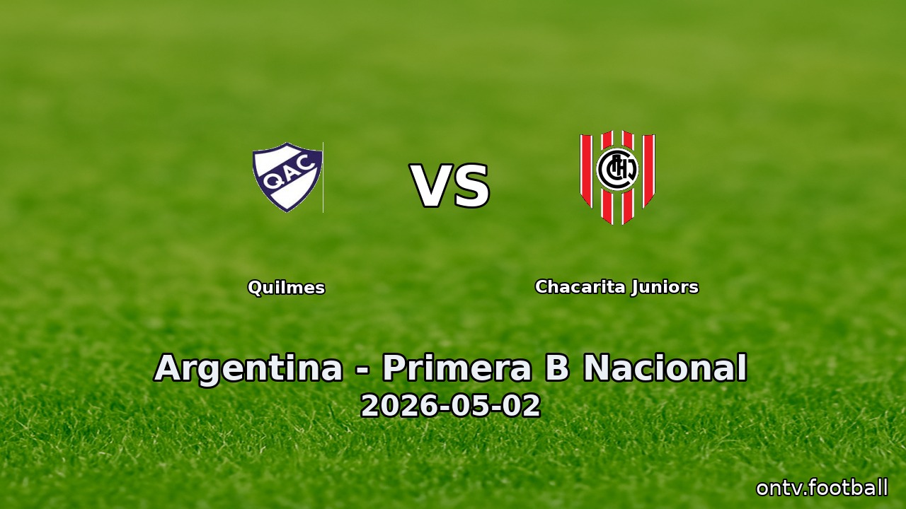 Quilmes vs Chacarita Juniors