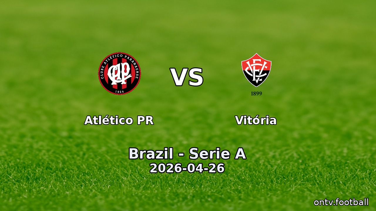 Atlético PR vs Vitória