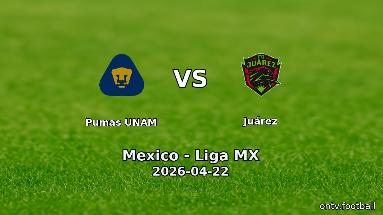 Pumas UNAM vs Juárez