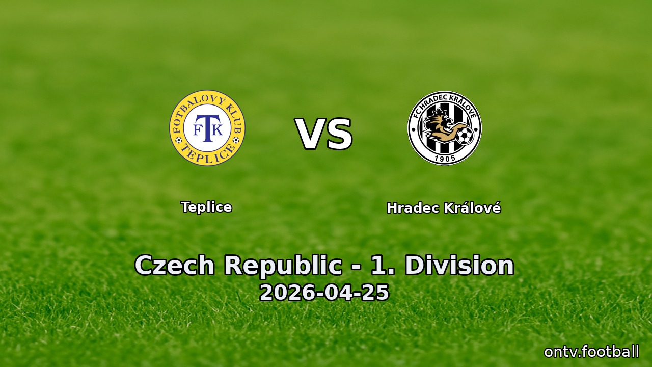 Teplice vs Hradec Králové