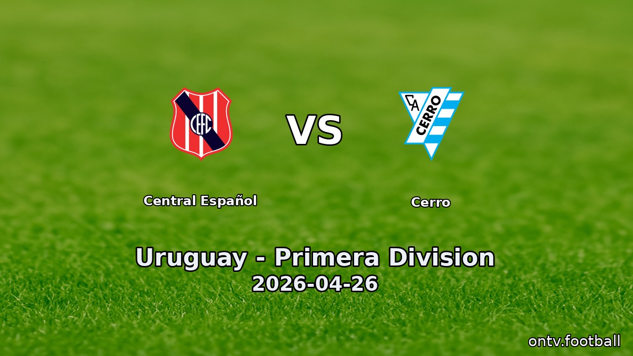 Central Español vs Cerro