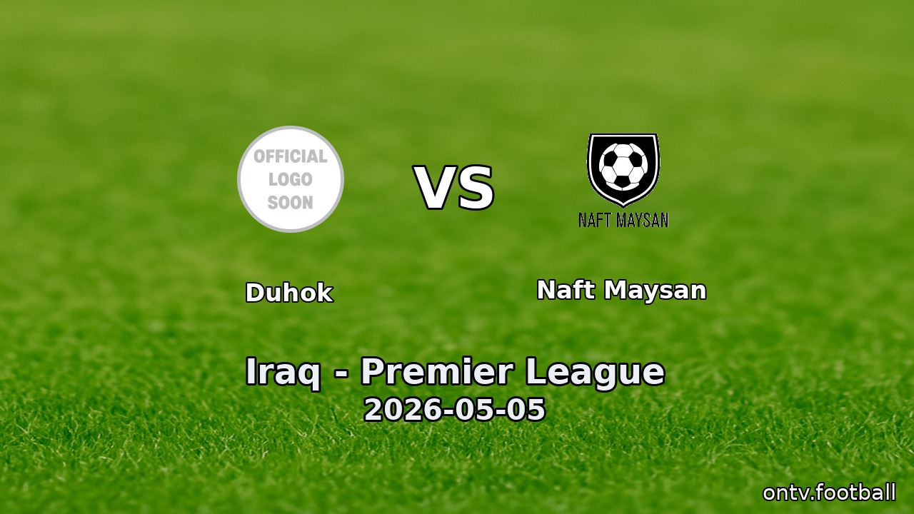 Duhok vs Naft Maysan